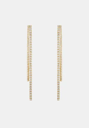 Sloane Drop Earrings - Gold