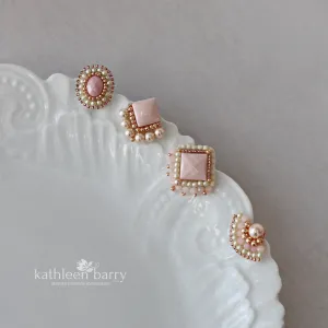 Stud earrings - assorted color options - four style options