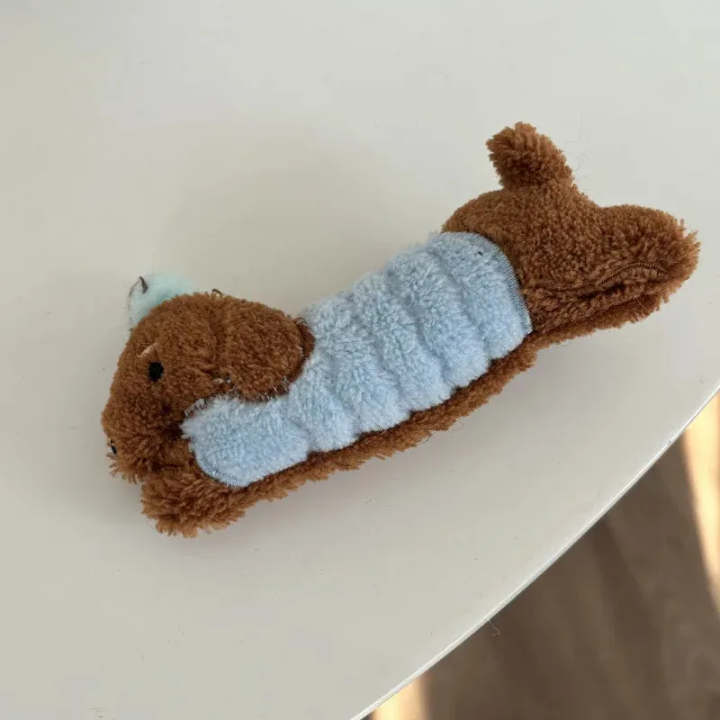 TAVIMART  -  Korean cute dog hairpin female side bangs duck bill clip versatile headgear clip hairpin hair accessories plush