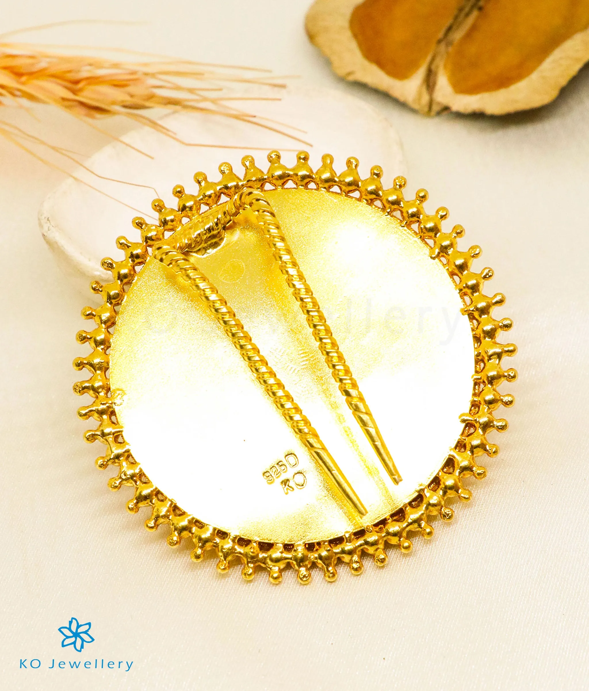 The Aarna Silver Bridal Hair Pin