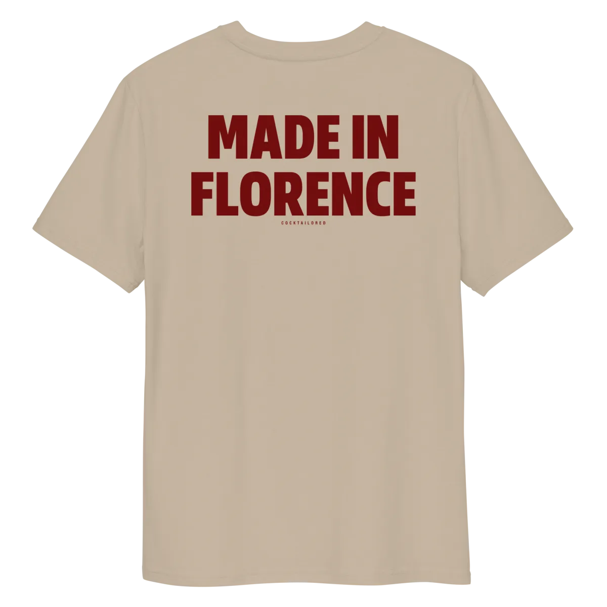 The Negroni "Made In" organic t-shirt