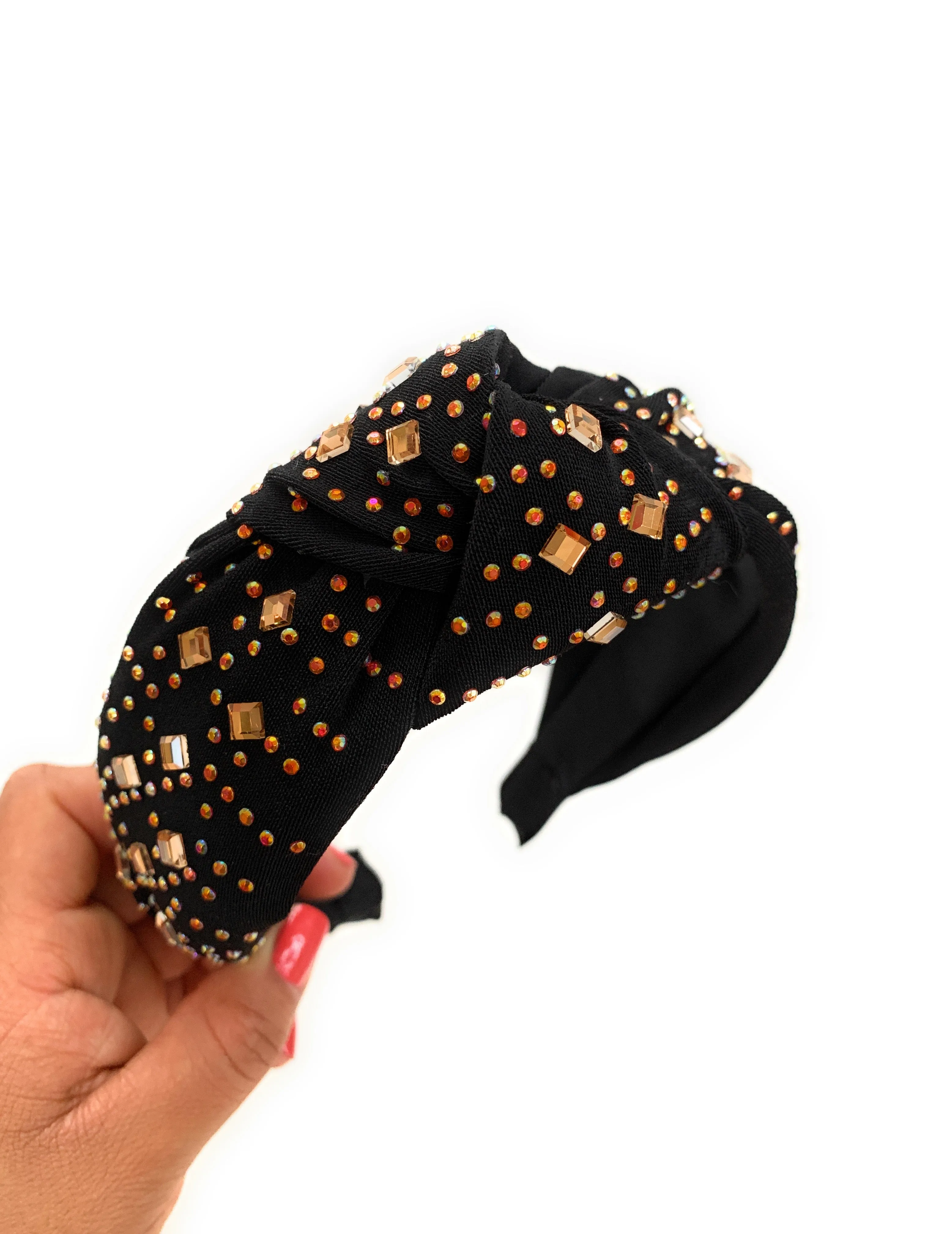 Top Knot Jeweled Headband