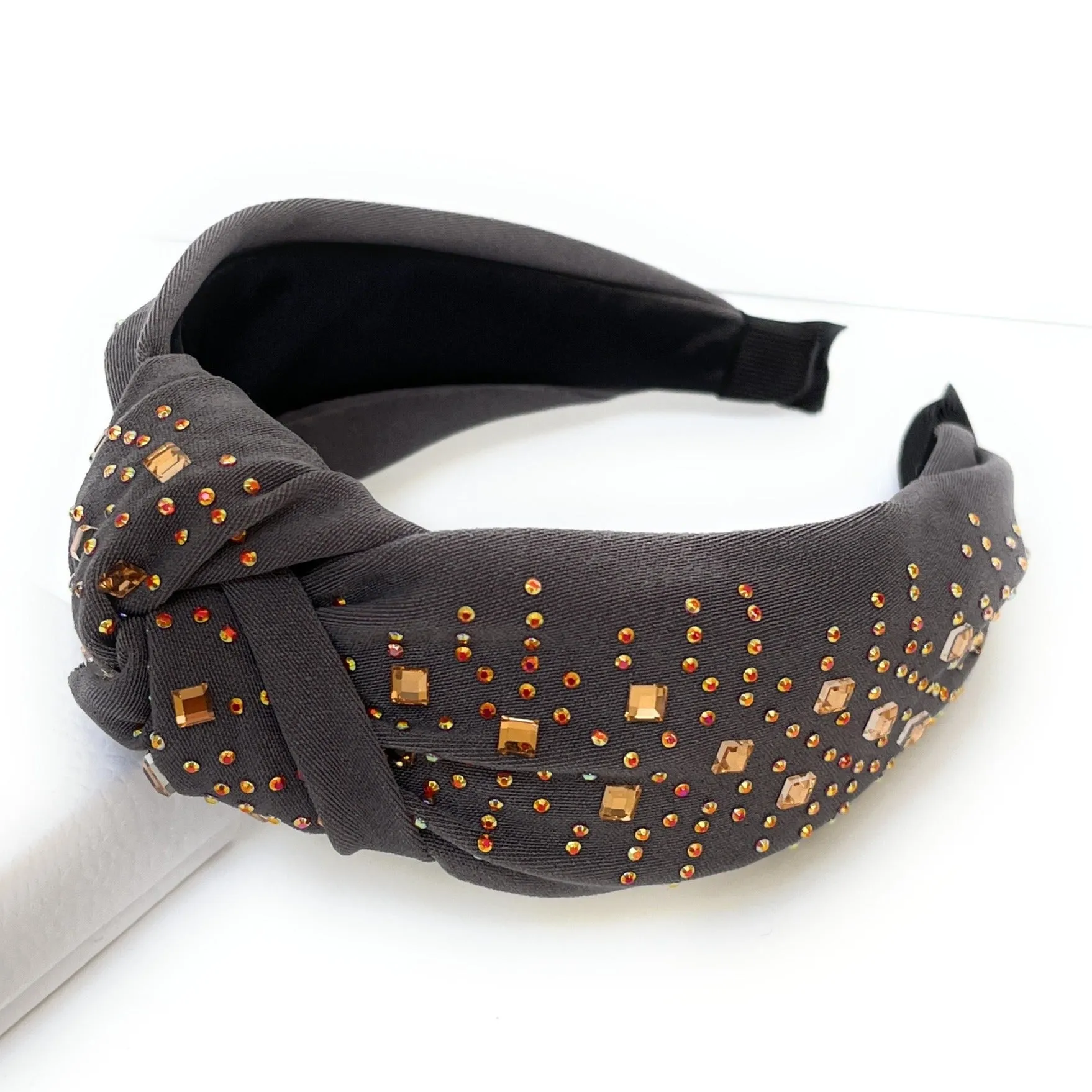 Top Knot Jeweled Headband