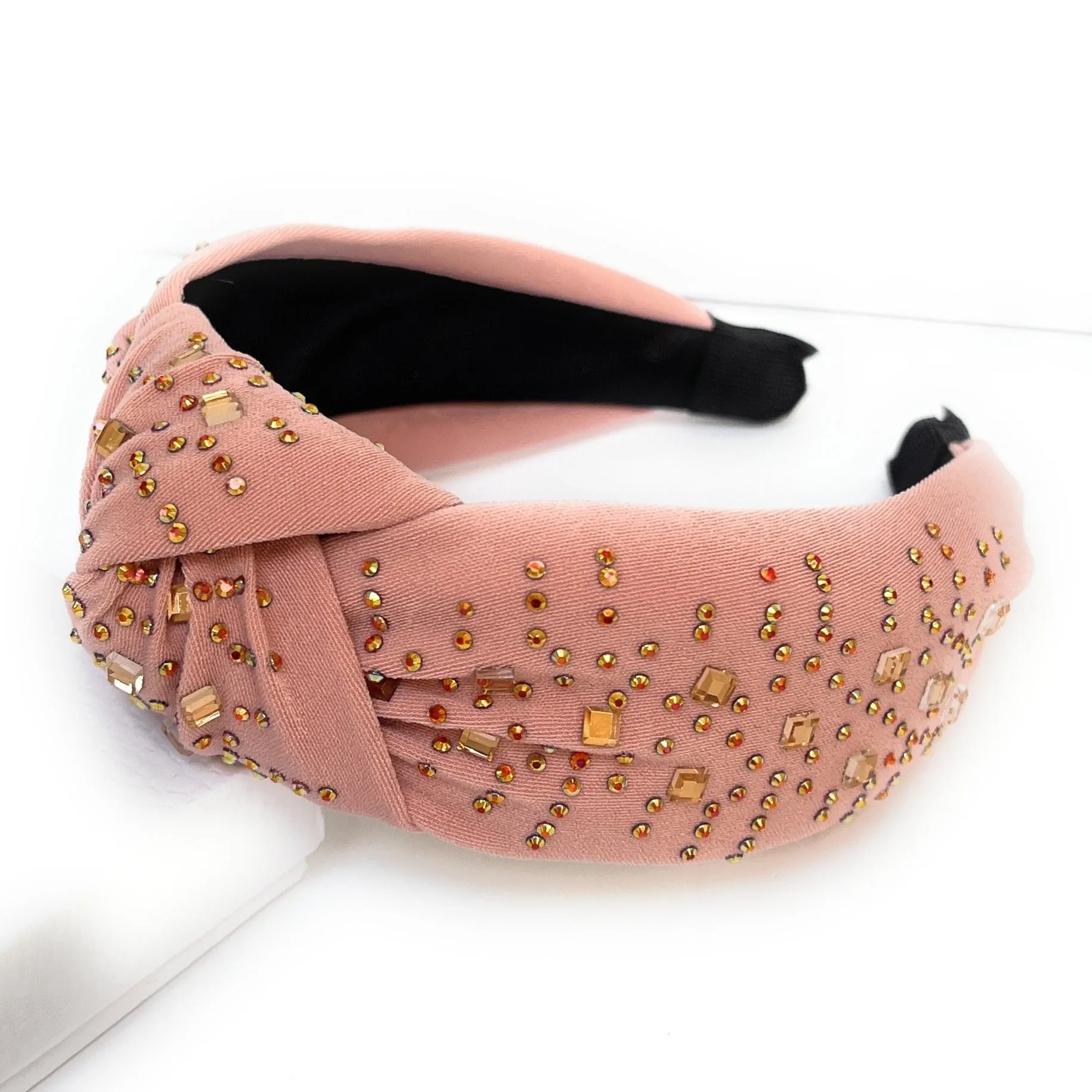 Top Knot Jeweled Headband
