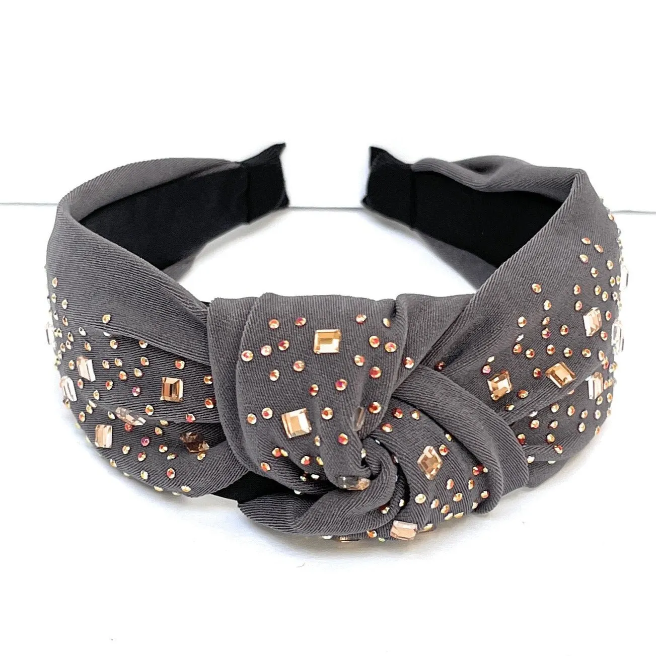 Top Knot Jeweled Headband