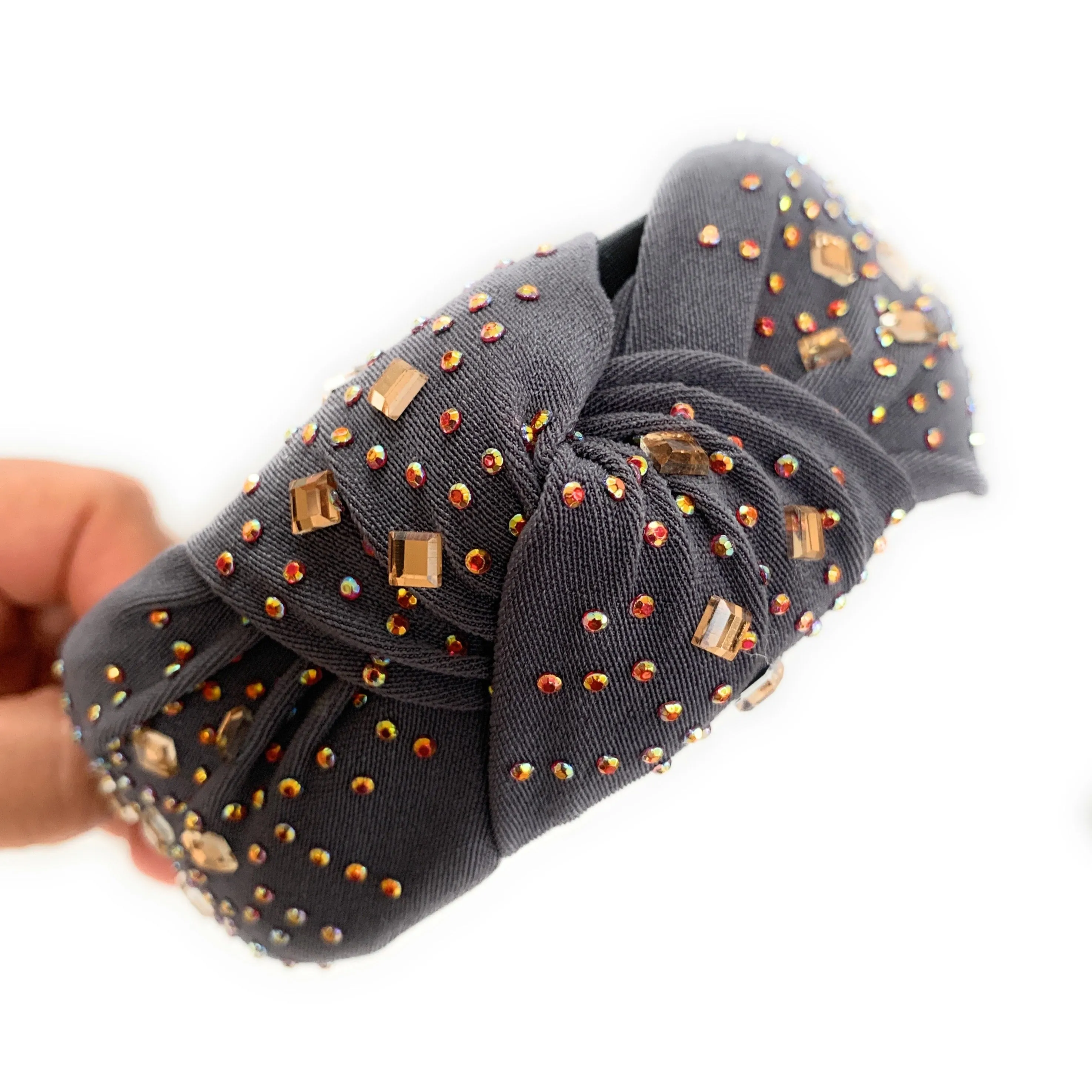 Top Knot Jeweled Headband