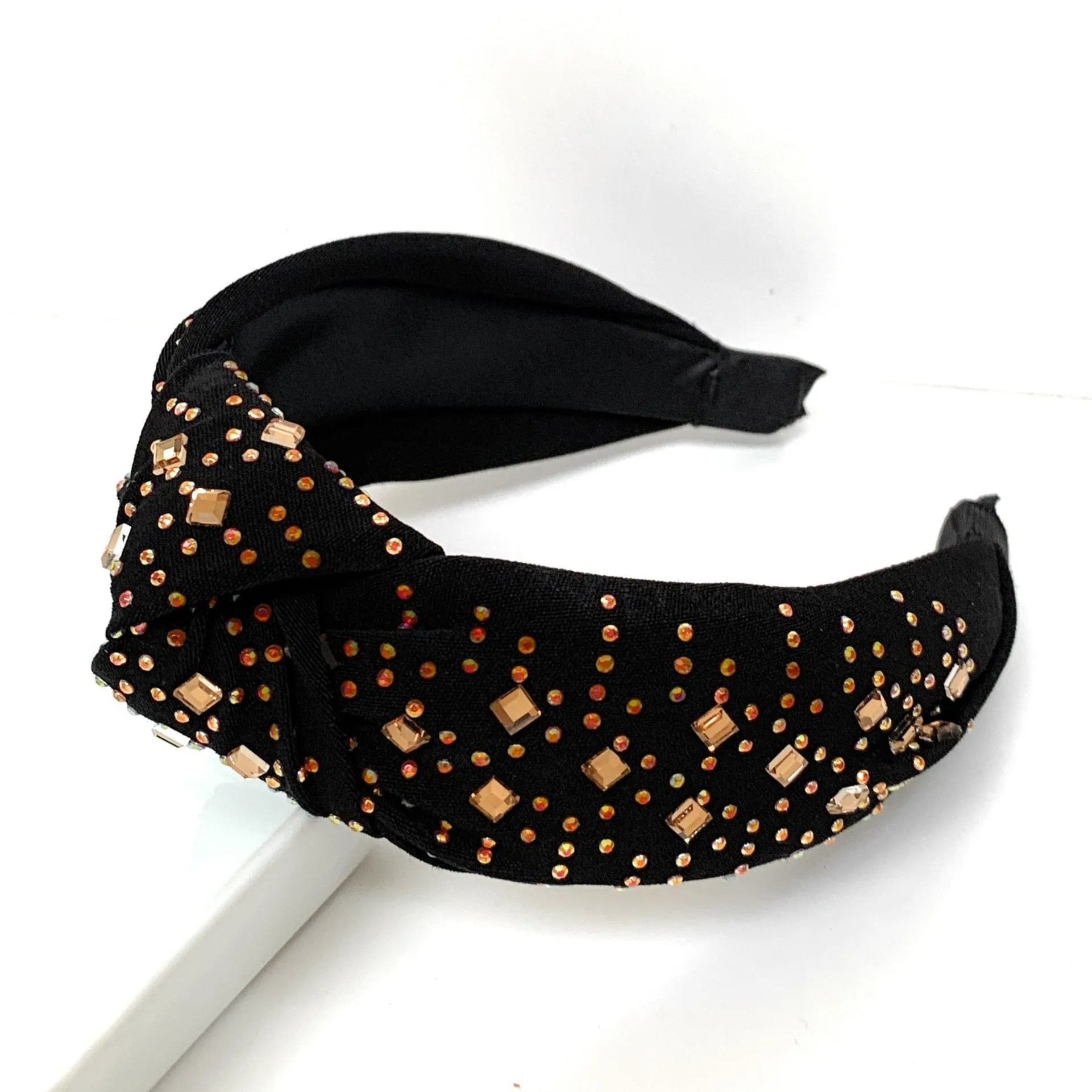Top Knot Jeweled Headband