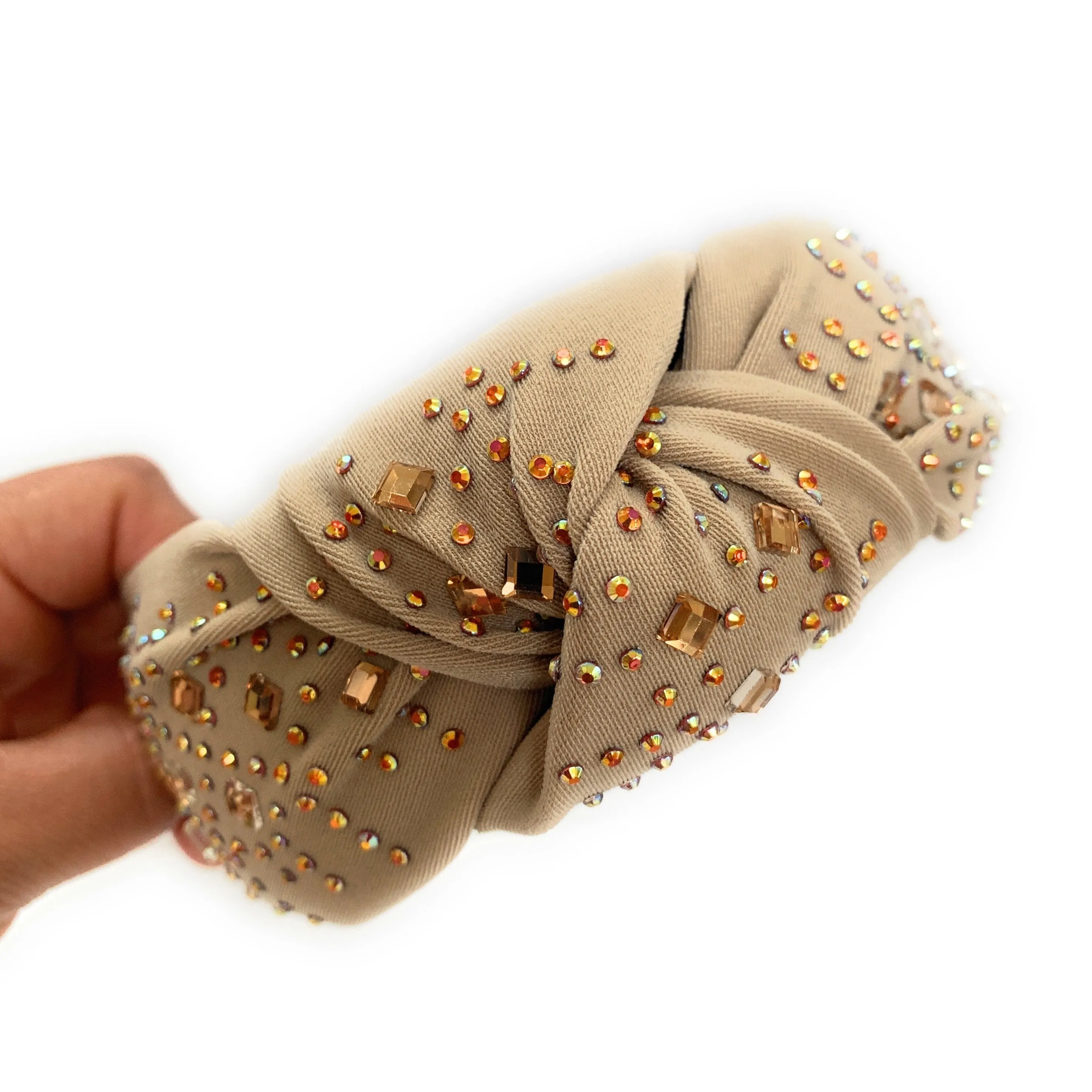 Top Knot Jeweled Headband