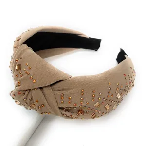 Top Knot Jeweled Headband