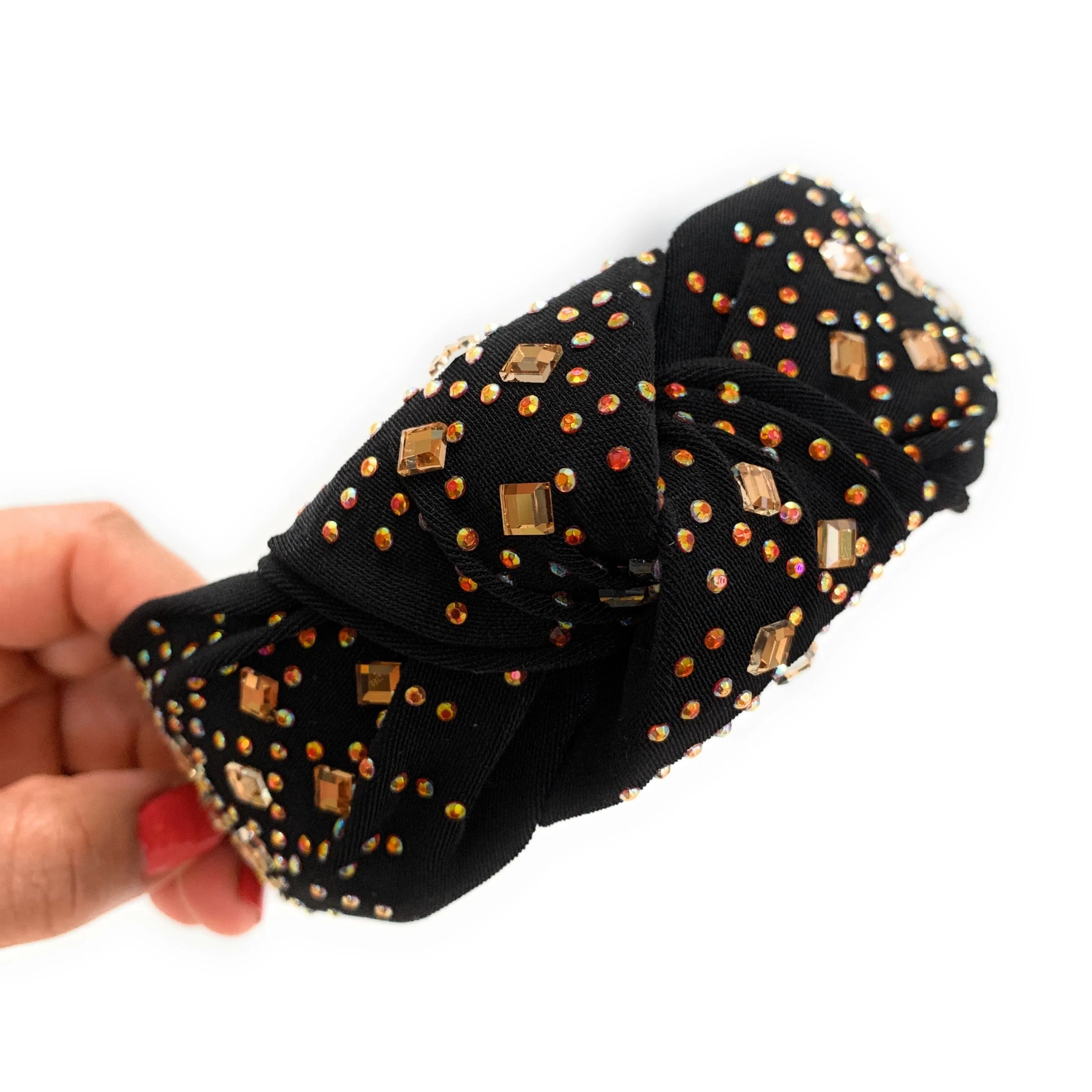 Top Knot Jeweled Headband