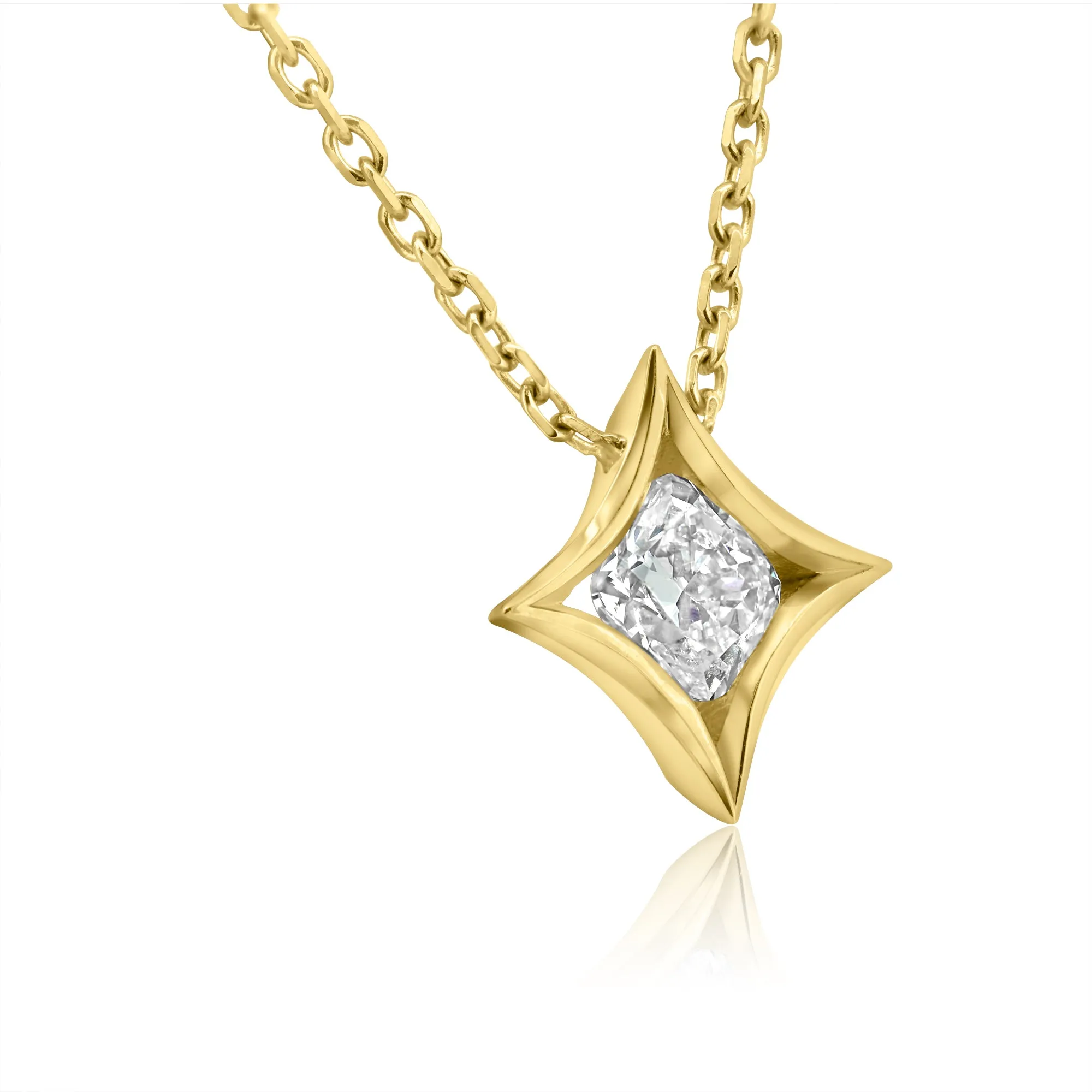 Twinkle Star Diamond Necklace & Earrings.