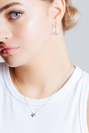 Twinkle Star Diamond Necklace & Earrings.