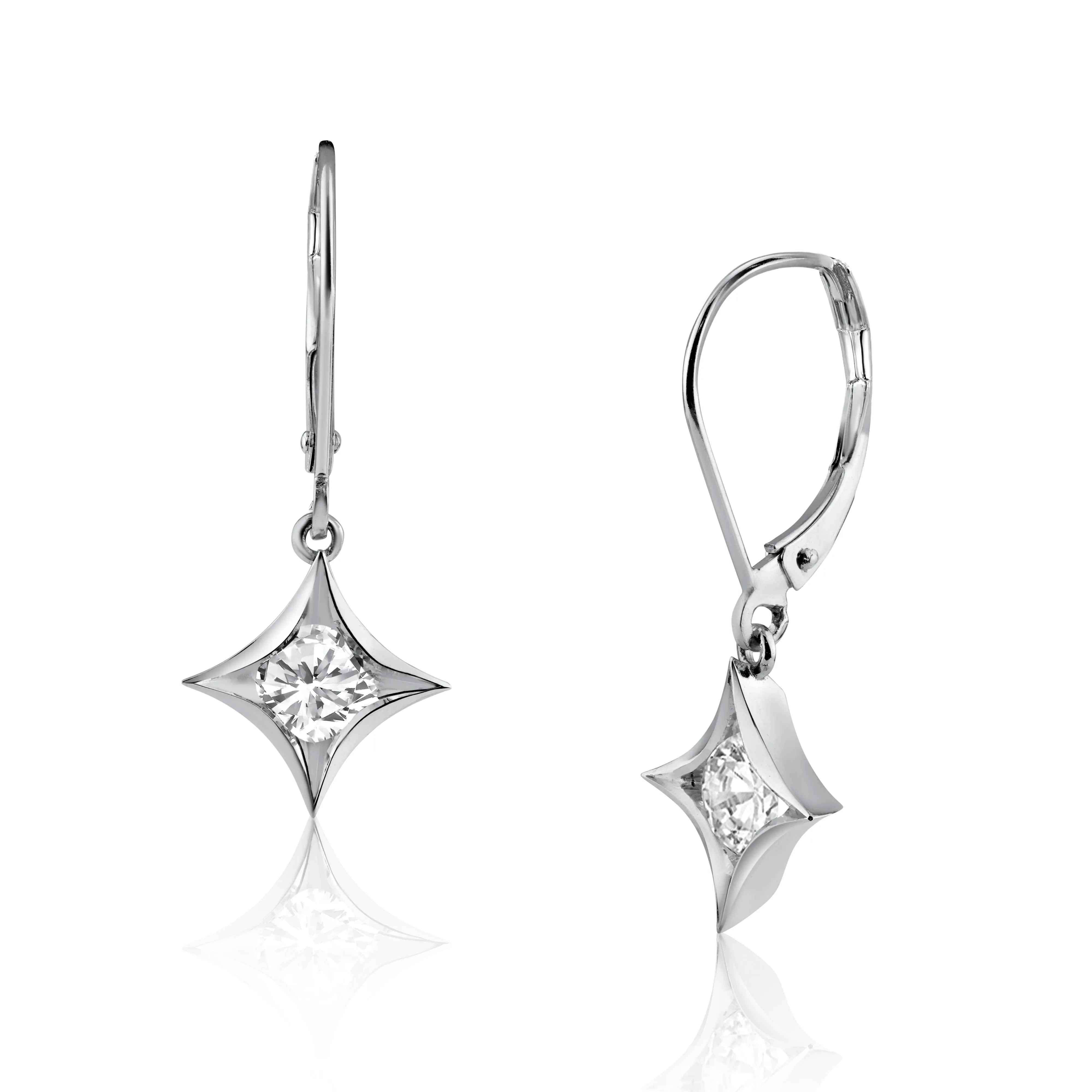 Twinkle Star Diamond Necklace & Earrings.