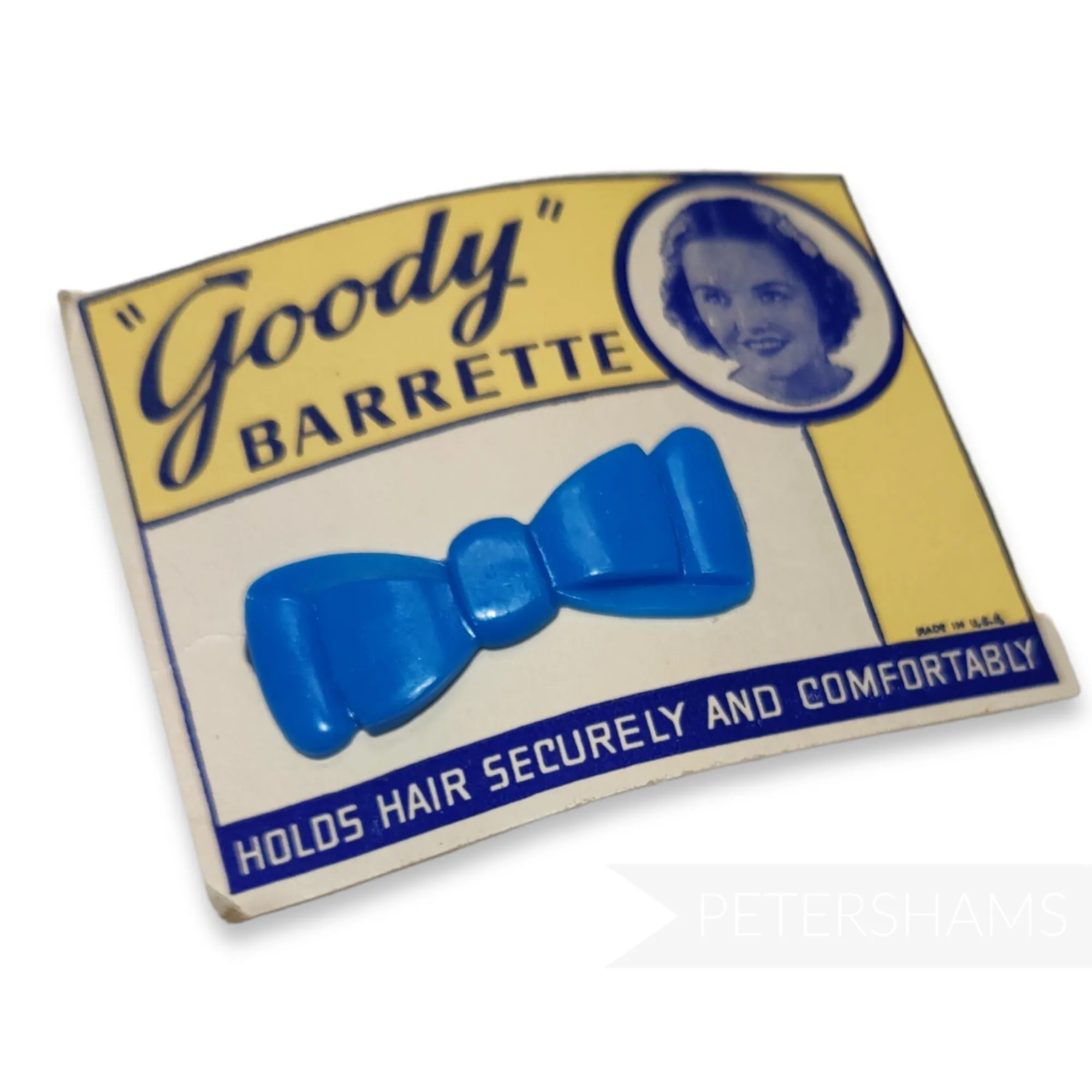 Vintage 1960s/70s 'Goody' Bow Hair Barrette