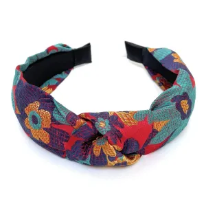 Vintage Floral Knot Headband