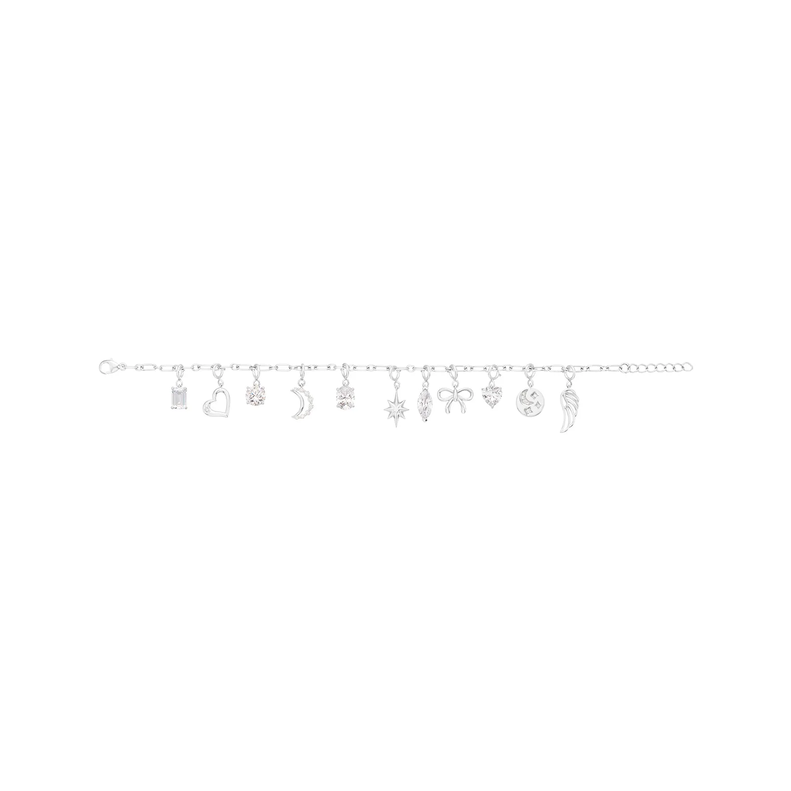Zamel's Sterling Silver 12 Days Charm Bracelet Christmas Advent Calendar